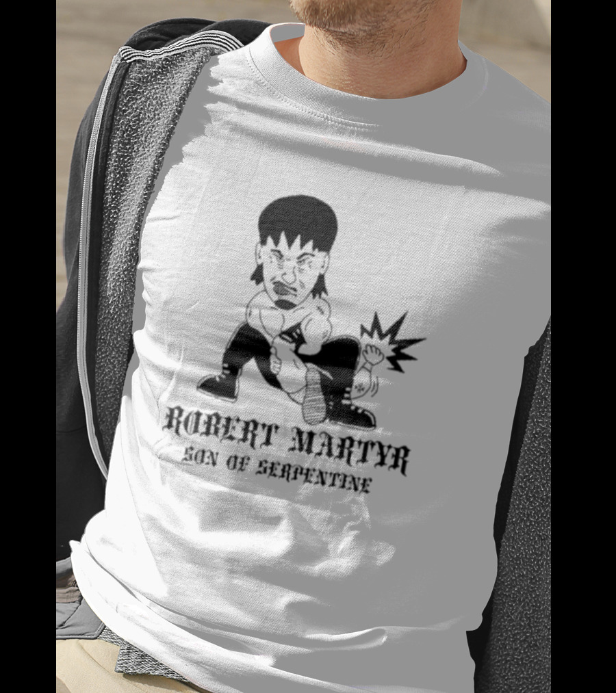 Robert Martyr Son Of Serpentine Bold Cartoon Character T-Shirt