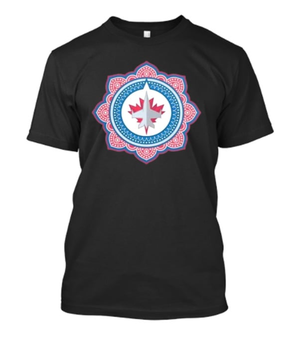 Winnipeg Jets South Asian Heritage Mandala T-Shirt