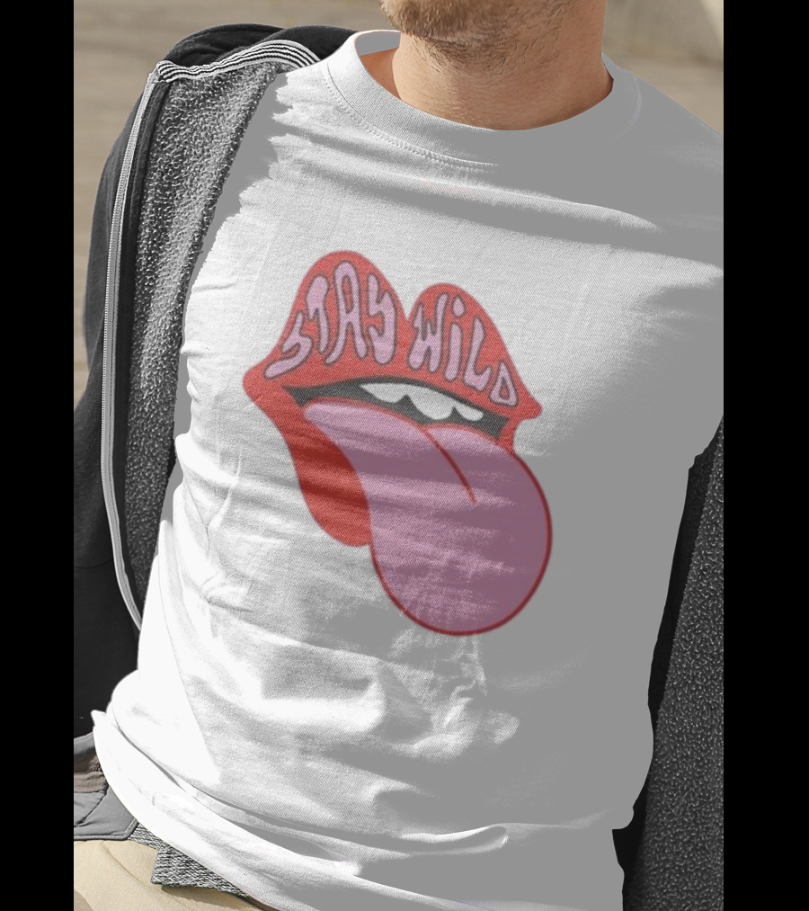 Stay Wild Lips Tongue T-Shirt