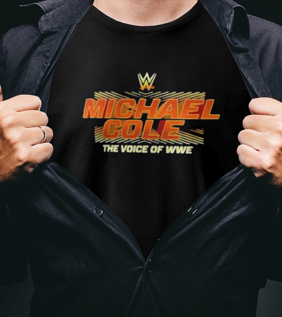 Michael Cole The Voice Of WWE Iconic WWE T-Shirt