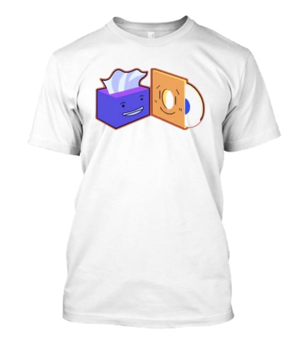 Burner The Strangers Tissue And Vinyl Record Faces T-Shirt