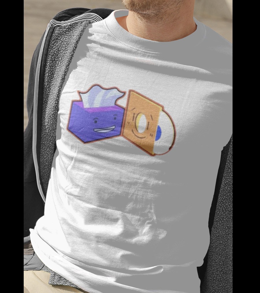 Burner The Strangers Tissue And Vinyl Record Faces T-Shirt