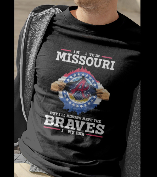 Live In Missouri Always Braves DNA T-Shirt