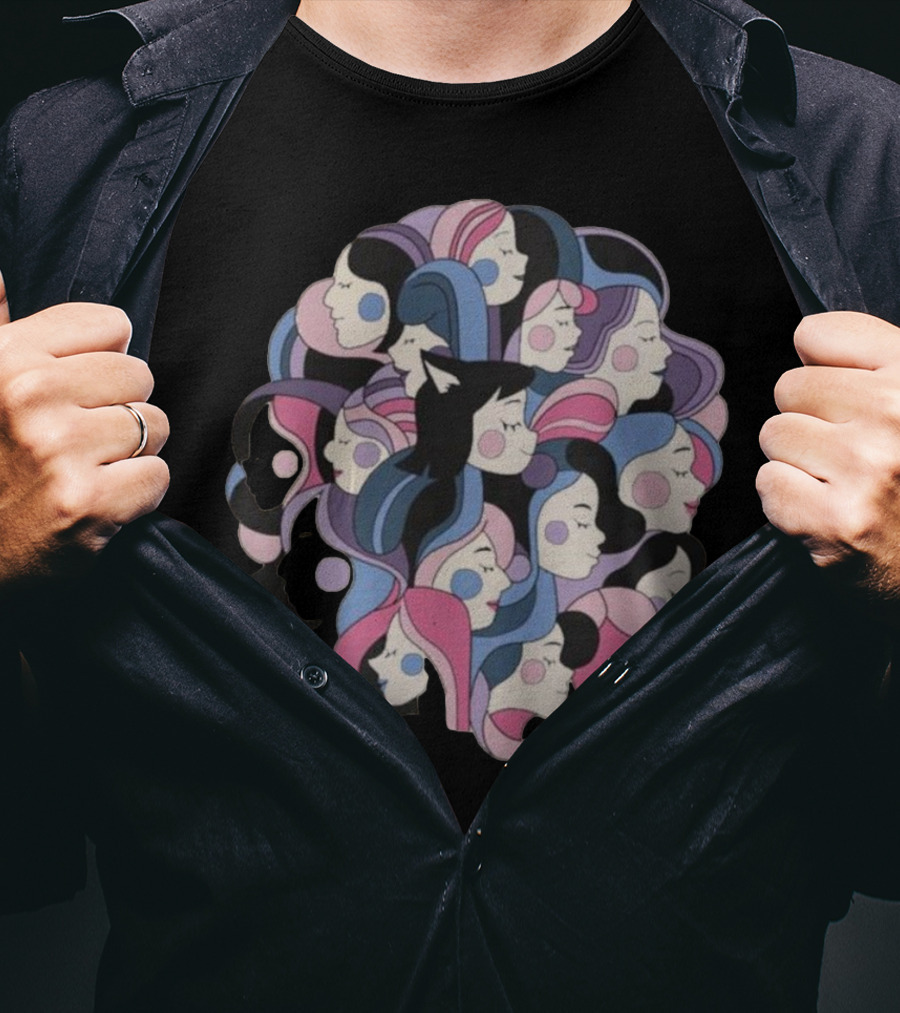 Women’s Day Mewtripled Multicolored T-Shirt