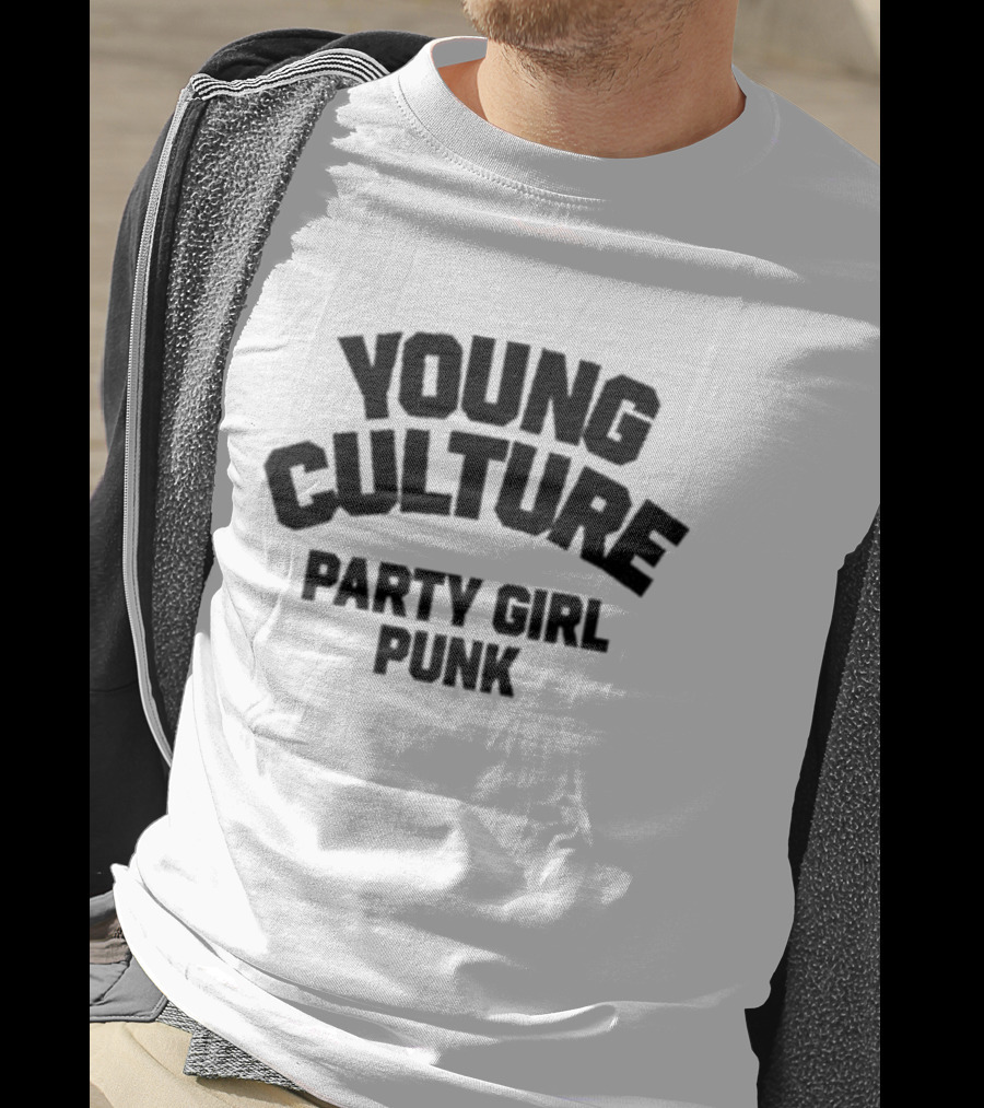 Young Culture Party Girl Punk Music T-Shirt
