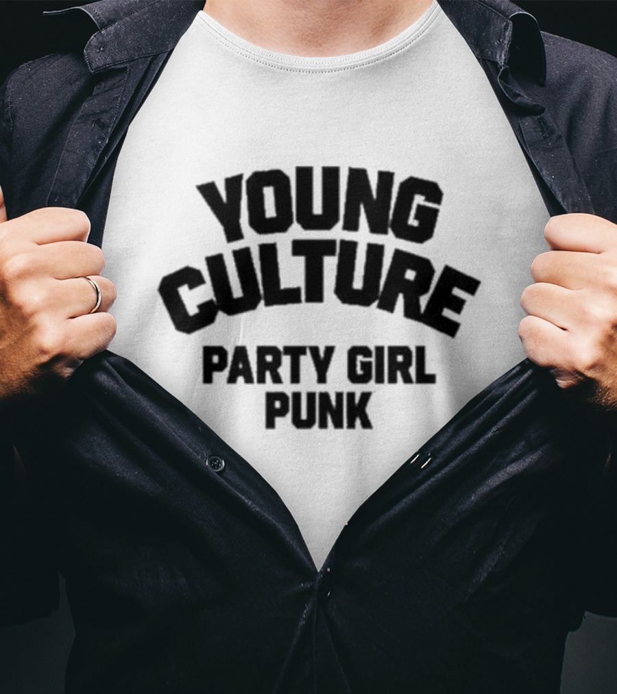 Young Culture Party Girl Punk Music T-Shirt