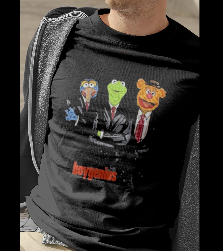Boygenius Muppet Characters In Suits T-Shirt