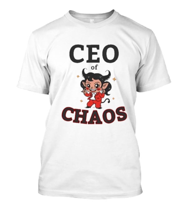 CEO Of Chaos Firepetalsco Little Devil Character T-Shirt