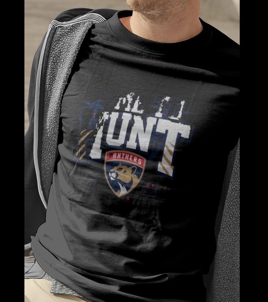 Time To Hunt Florida Panthers 1993 Fanatics Branded T-Shirt