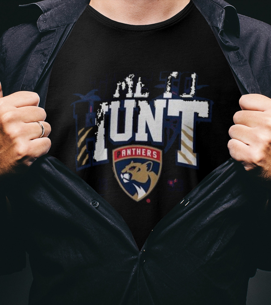 Time To Hunt Florida Panthers 1993 Fanatics Branded T-Shirt