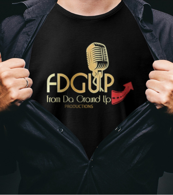 Ladi Miz FDGUP From Da Ground Up Productions 2024 Microphone T-Shirt