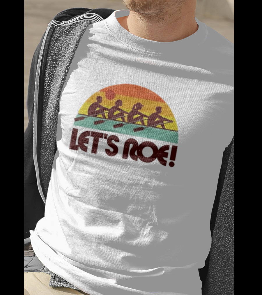 Let’s Roe Vintage Rowing Team Sunset T-Shirt