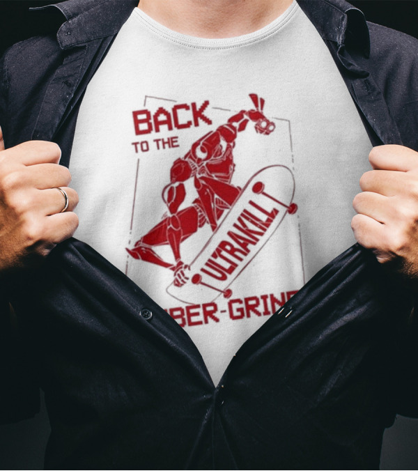 Back To The Ultrakill Cyber Grind Skateboarder De Sports Ultrakill T-Shirt