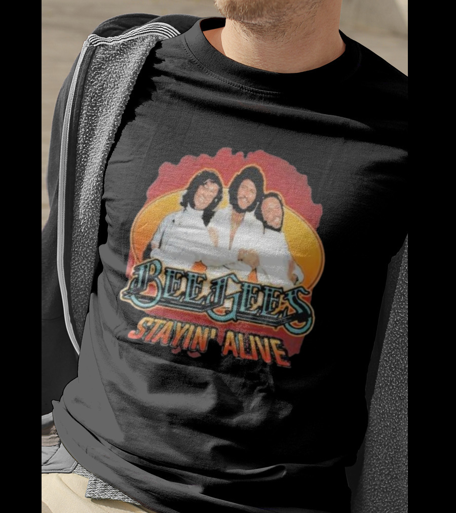 Bee Gees Stayin’ Alive Classic Iconic Group T-Shirt