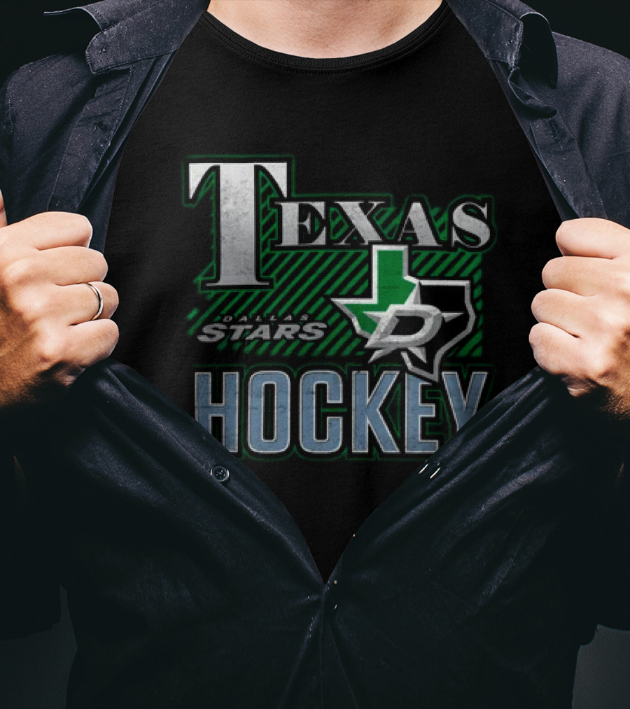 Black 47 Texas Hockey Dallas Stars Texas Hocky Fashion T-Shirt