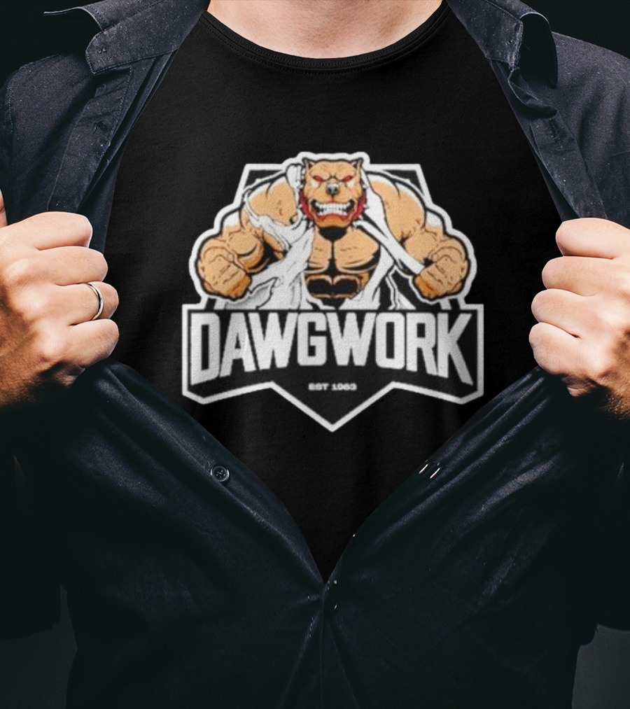 Dawgwork Est 1983 Muscle Dog Power T-Shirt