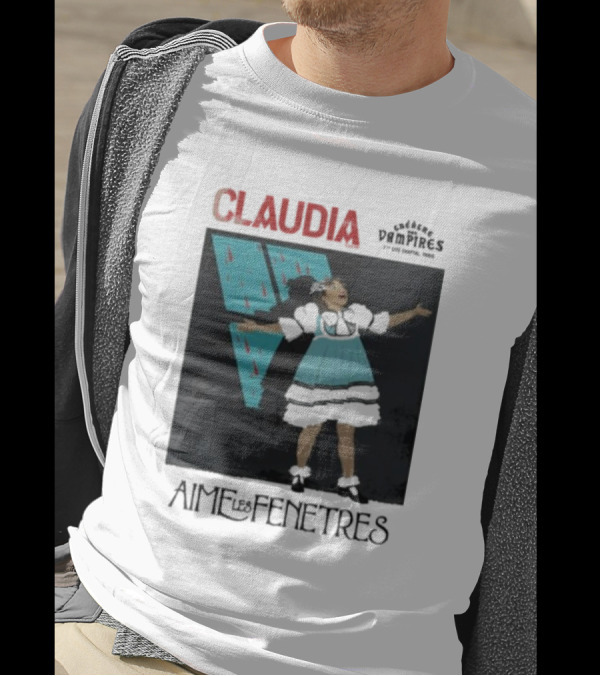 CLAUDIA Aime Les Fenêtres Chroniques Des Vampires T-Shirt