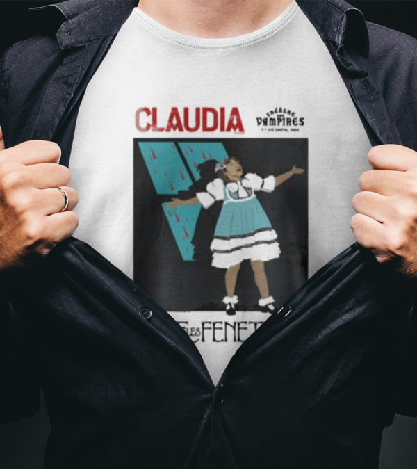 CLAUDIA Aime Les Fenêtres Chroniques Des Vampires T-Shirt