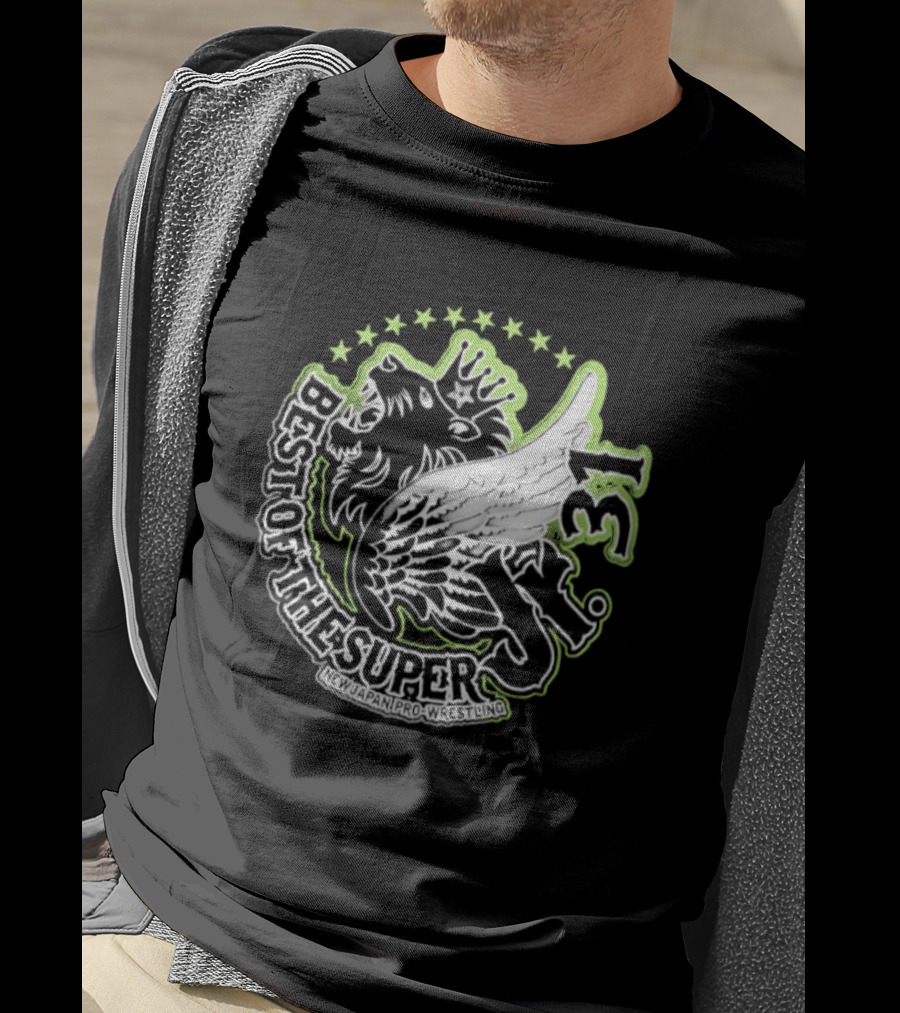 Best Of The Super Jr 31 New Japan Pro Wrestling Winged Lion T-Shirt