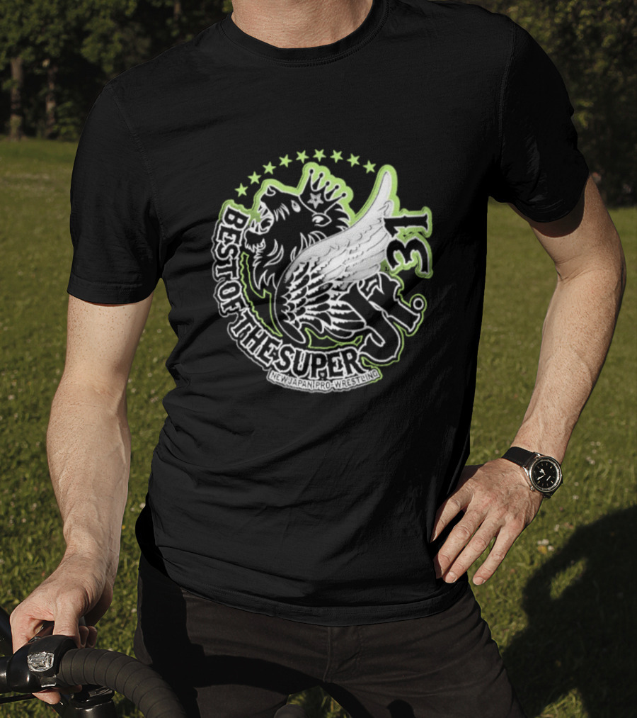 Best Of The Super Jr 31 New Japan Pro Wrestling Winged Lion T-Shirt