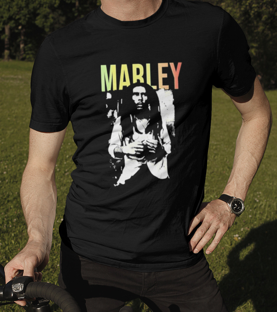 MARLEY Bob Marley Band Iconic Reggae Legend T-Shirt