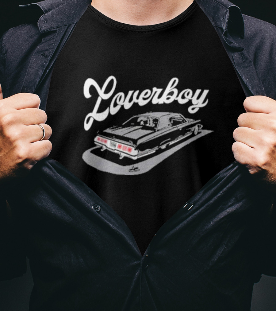 Loverboy Classic Car Illustration Bomb The Artist T-Shirt