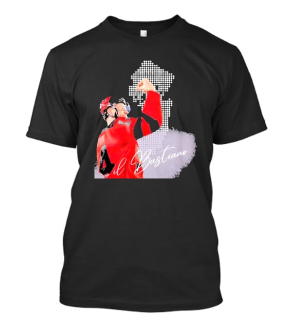 Il Bastiano Number 4 Hockey Celebration Signature T-Shirt