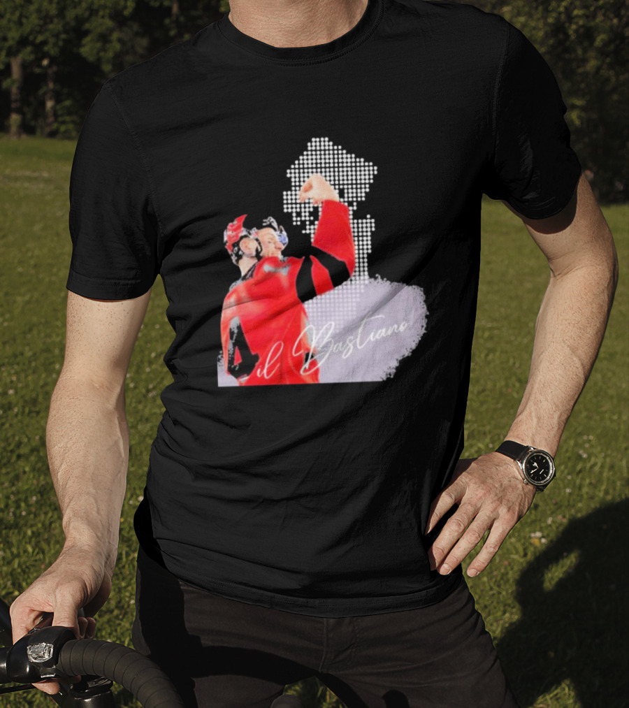 Il Bastiano Number 4 Hockey Celebration Signature T-Shirt