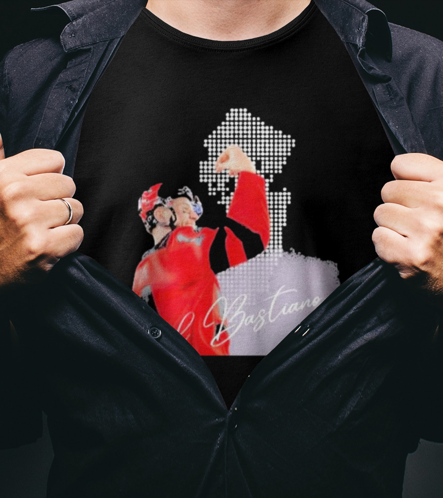 Il Bastiano Number 4 Hockey Celebration Signature T-Shirt