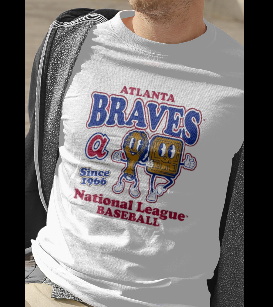 Atlanta Braves National League Baseball Since 1966 Cooperstown Collection Food Concessions T-Shirt