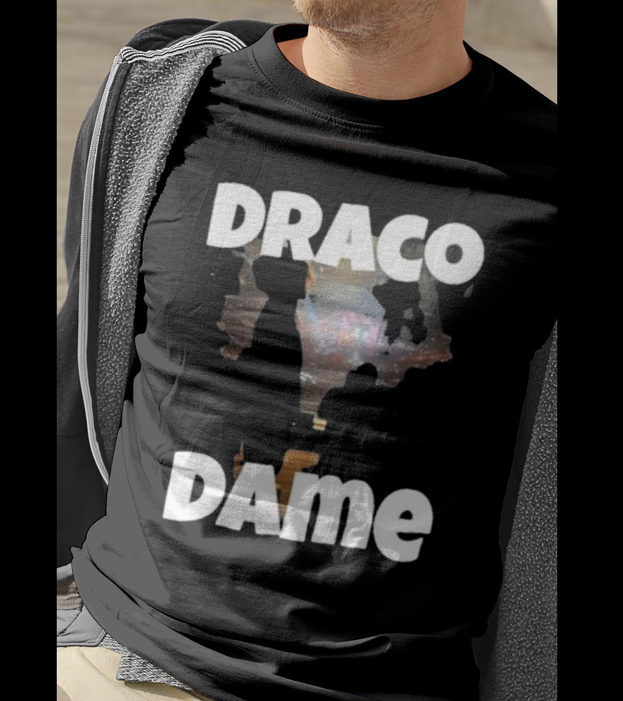 Draco Dame Basketball Arena Silhouette Scene T-Shirt