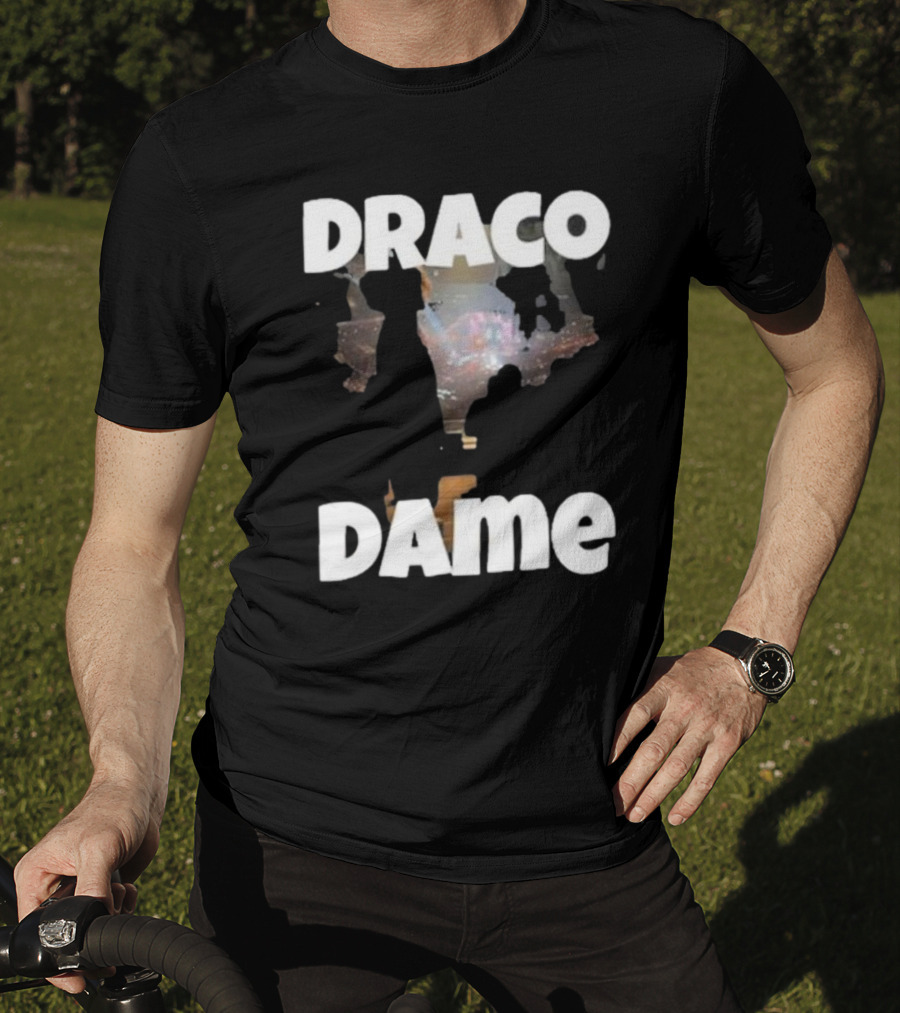 Draco Dame Basketball Arena Silhouette Scene T-Shirt