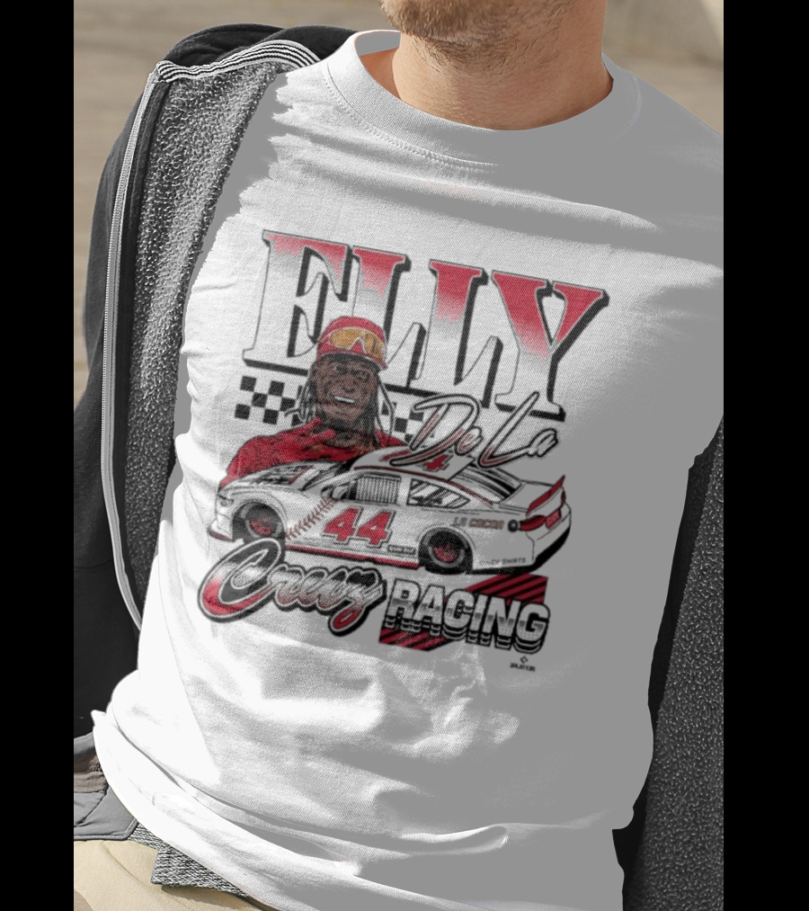 Elly De La Cruz Racing Car 44 Racing T-Shirt