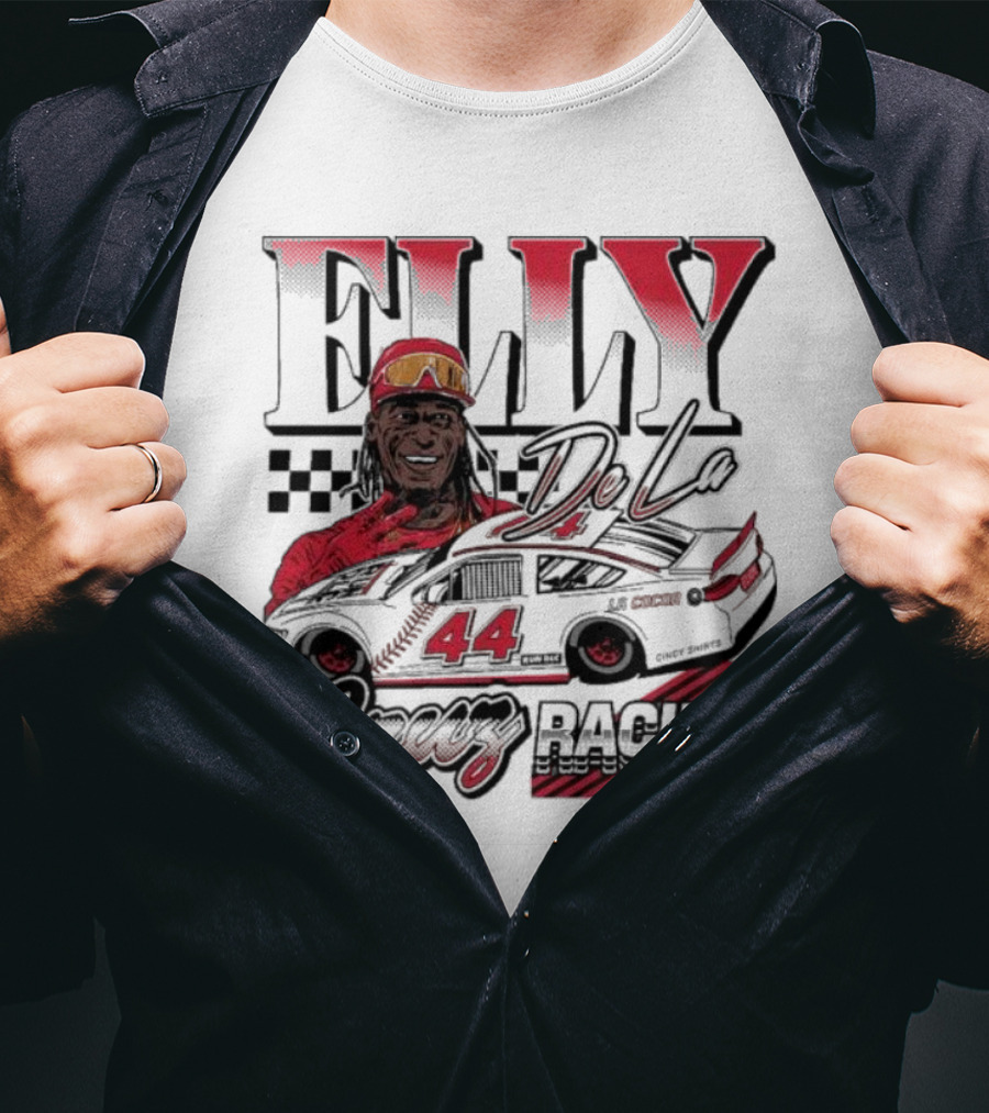 Elly De La Cruz Racing Car 44 Racing T-Shirt