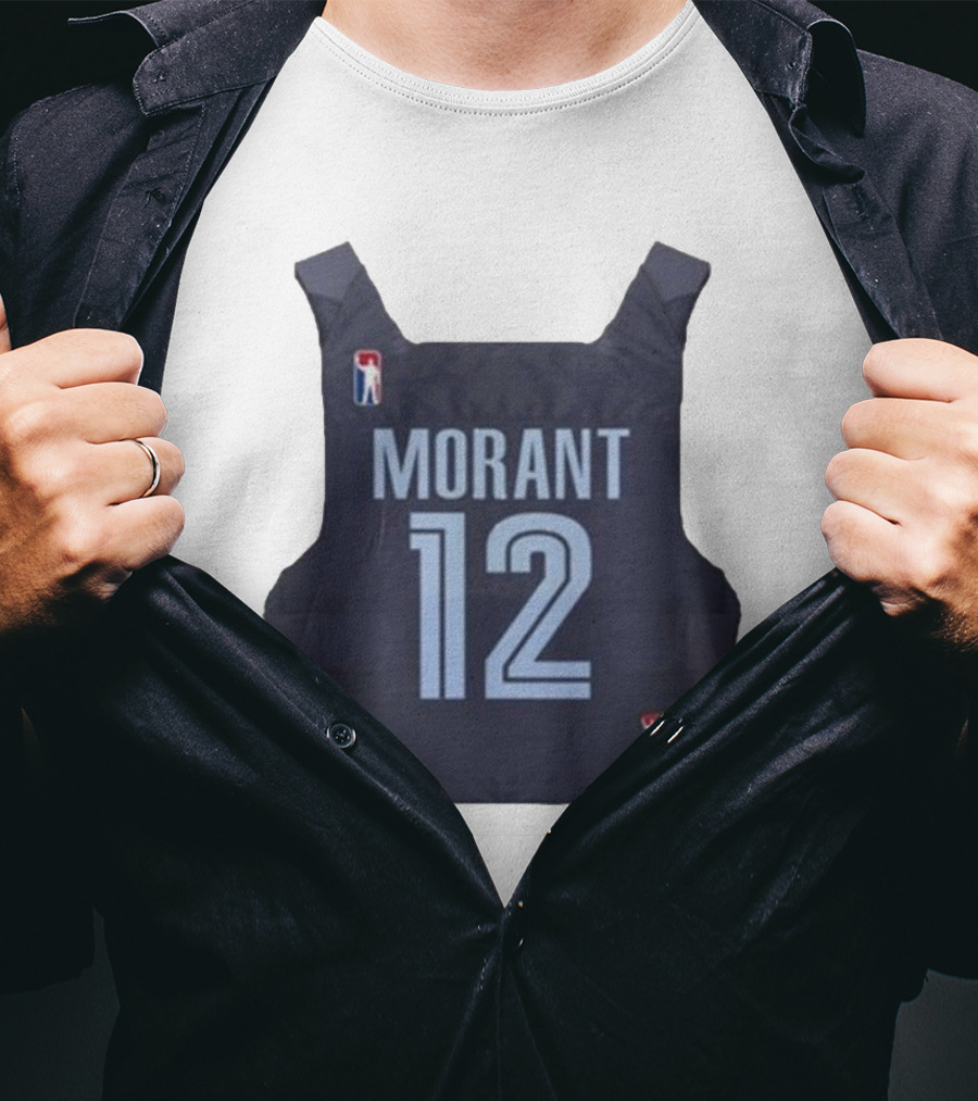 Morant 12 Bulletproof Vest Jersey NBA T-Shirt