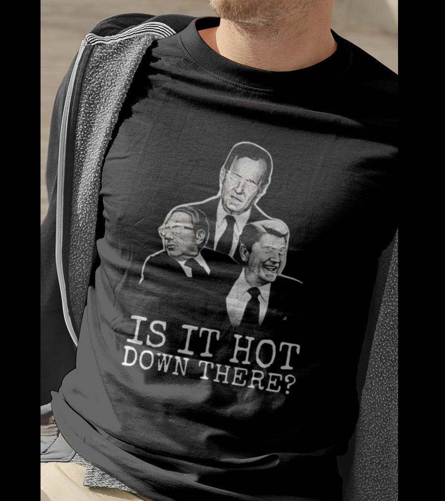 Hell Squad Is It Hot Down There? Figures In Suits T-Shirt