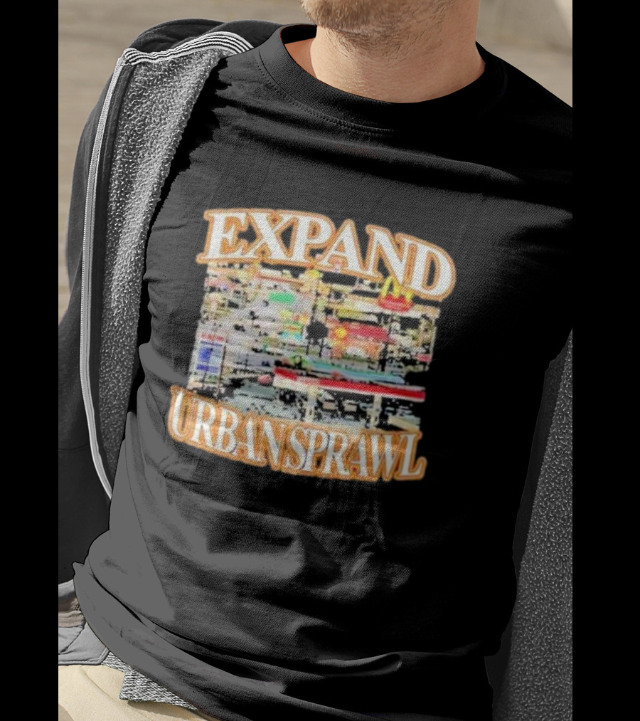 Barely Legal Expand Urban Sprawl McDonald's Fast Food Chain Iconic Neon Signs T-Shirt