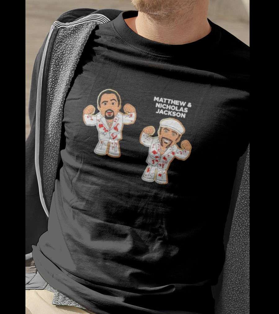 Matthew And Nicholas Jackson Micro Brawlers Wrestlers With Matching Outfits T-Shirt