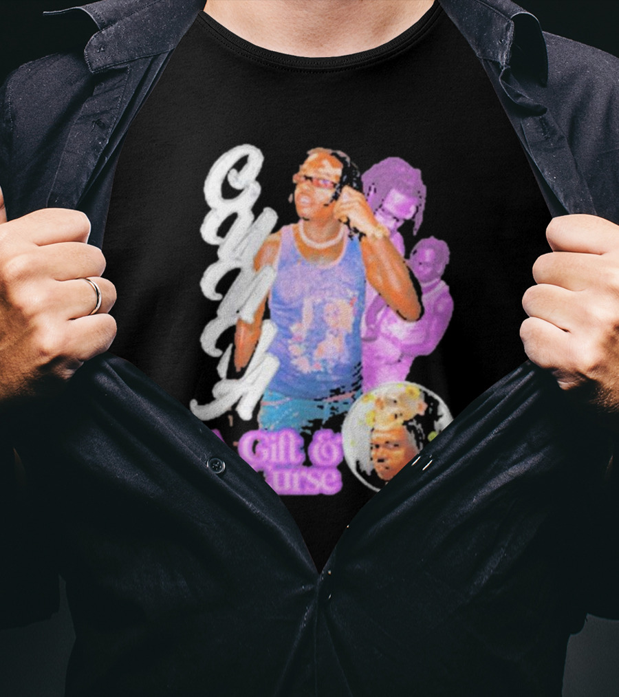 Wunna A Gift And A Curse Graphic Style Text And Portraits T-Shirt