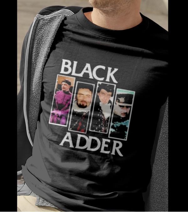 Black Adder Images Rowan Atkinson T-Shirt