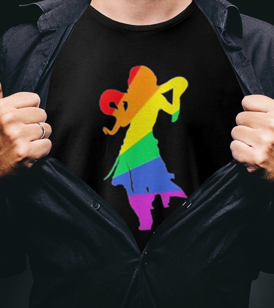 Abeardedhero Just Listen Rainbow T-Shirt