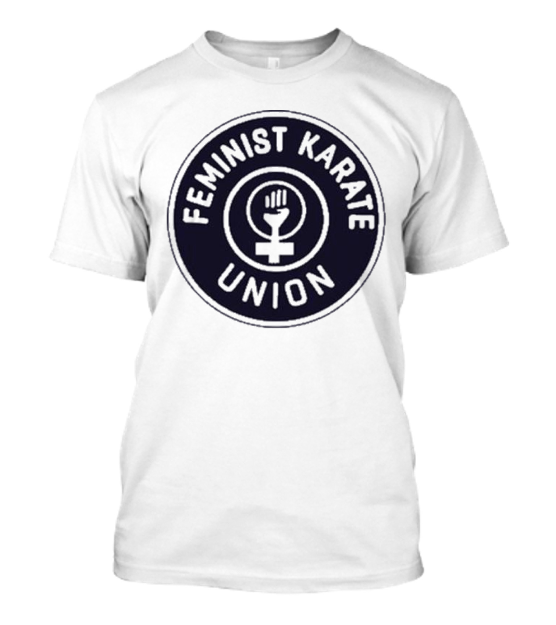 Feminist Karate Union Symbol With Raised Fist T-Shirt