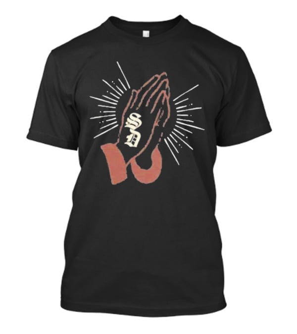 Keep The Faith San Diego Friars Baseball Club 1969 Praying Hands SD T-Shirt