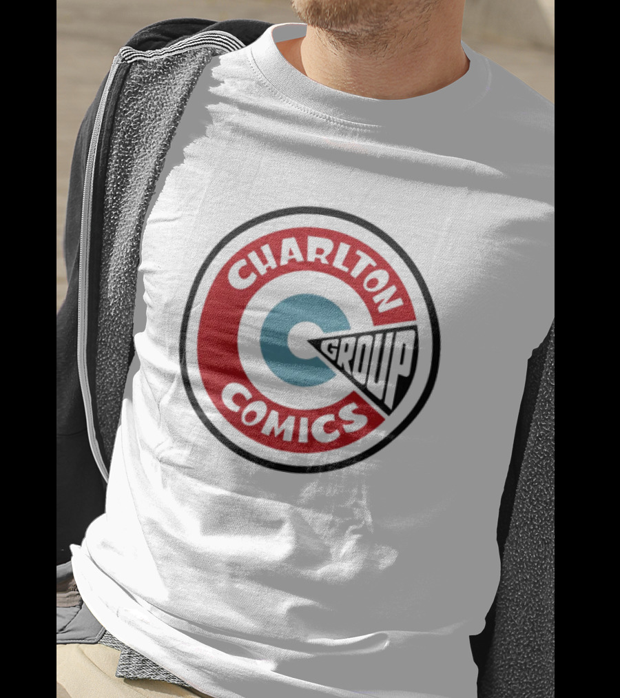 Charlton Comics Group Vintage Logo Circle Emblem T-Shirt