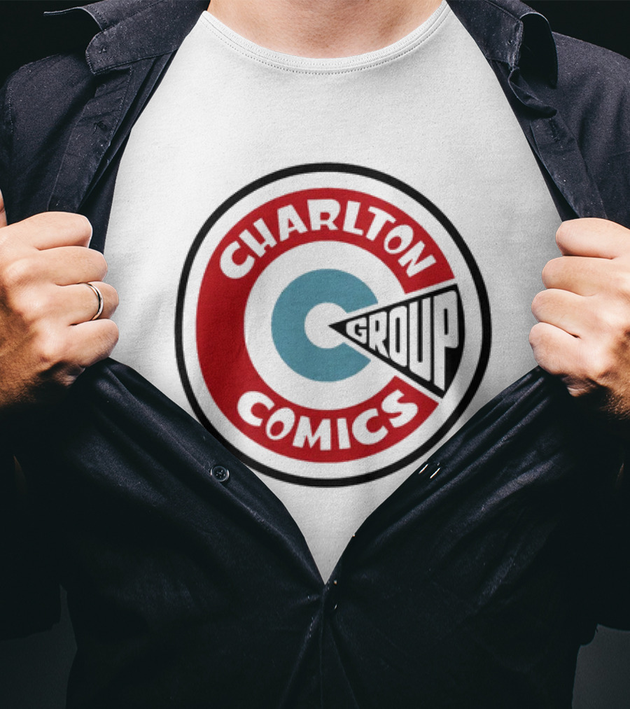 Charlton Comics Group Vintage Logo Circle Emblem T-Shirt