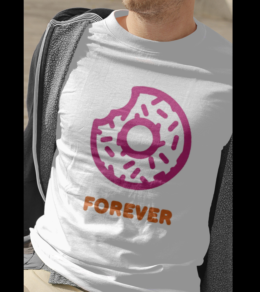 Dunkin Donut Forever Merch Pink Sprinkled T-Shirt