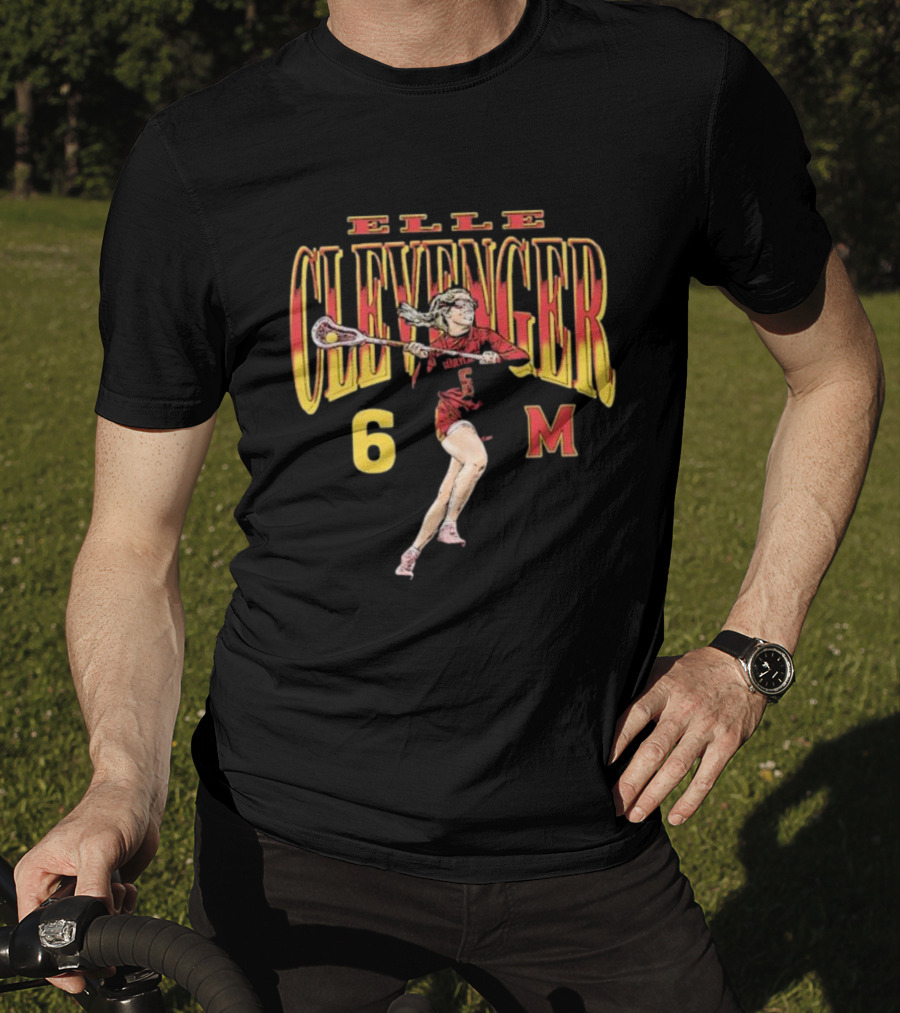 Eloise Clevenger Classics Collection Elle Clevenger 6 Maryland Lacrosse T-Shirt
