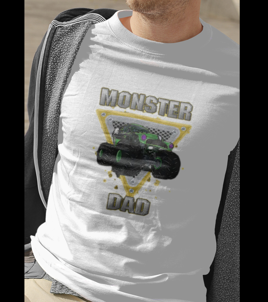 Monster Dad Monster Truck T-Shirt