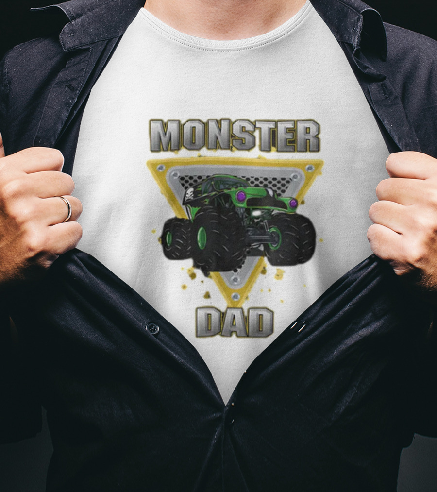 Monster Dad Monster Truck T-Shirt