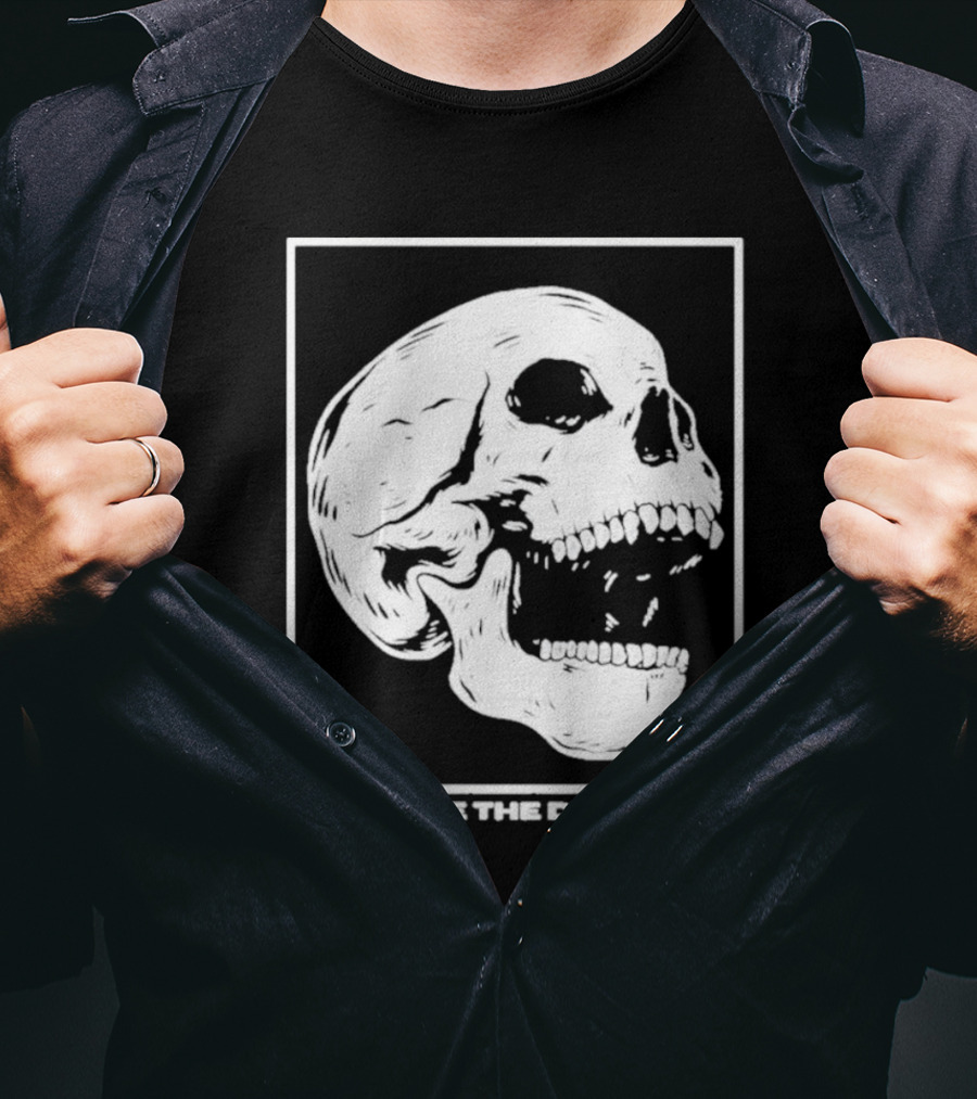 Embrace The Darkness Skull T-Shirt